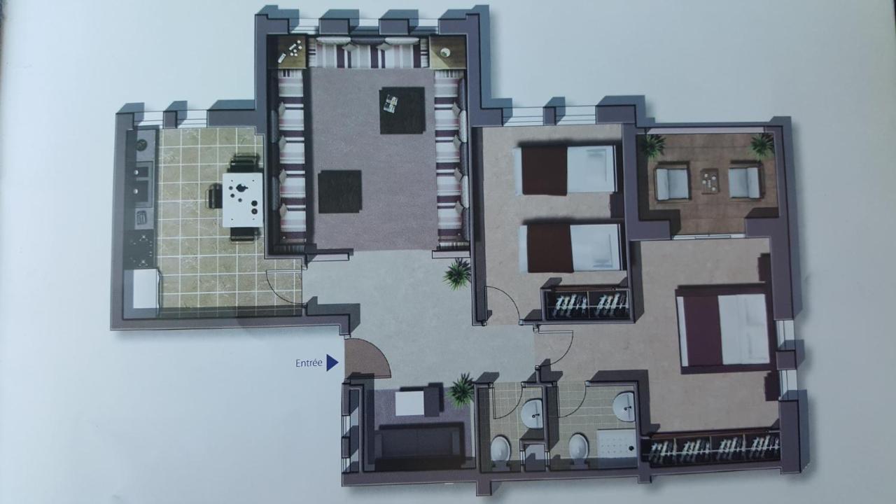 Residence Al Massira Fnideq Esterno foto